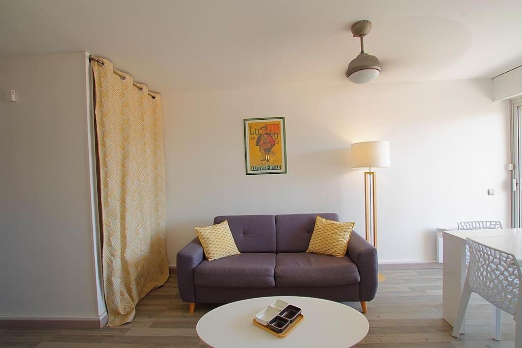 Appartement Calme Et Moderne Avec Vue Mer 74 Canet-en-Roussillon Eksteriør bilde