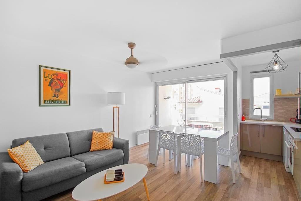 Appartement Calme Et Moderne Avec Vue Mer 74 Canet-en-Roussillon Eksteriør bilde